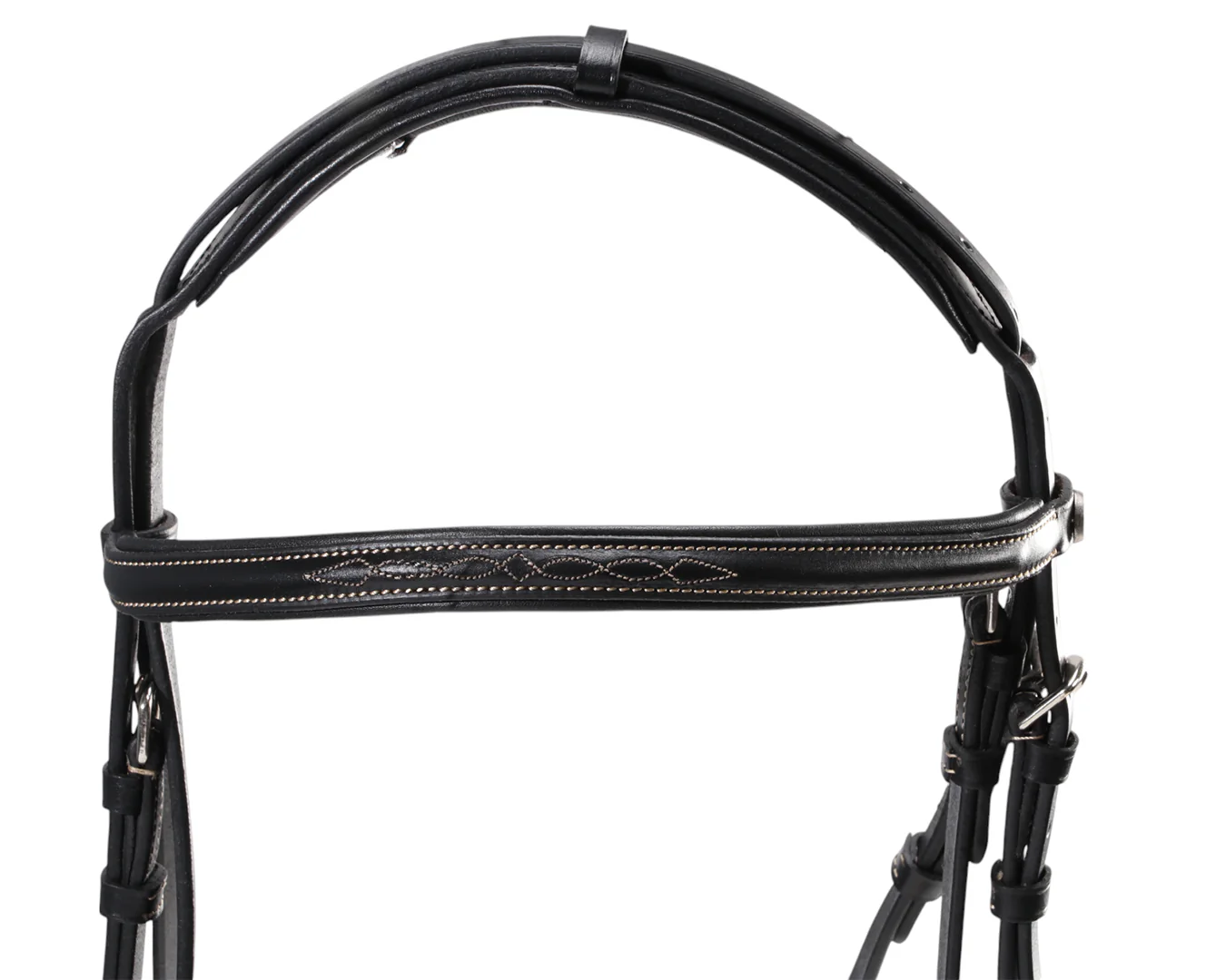 Sterling Figure Eight Bridle with Reins - Black - Image 4