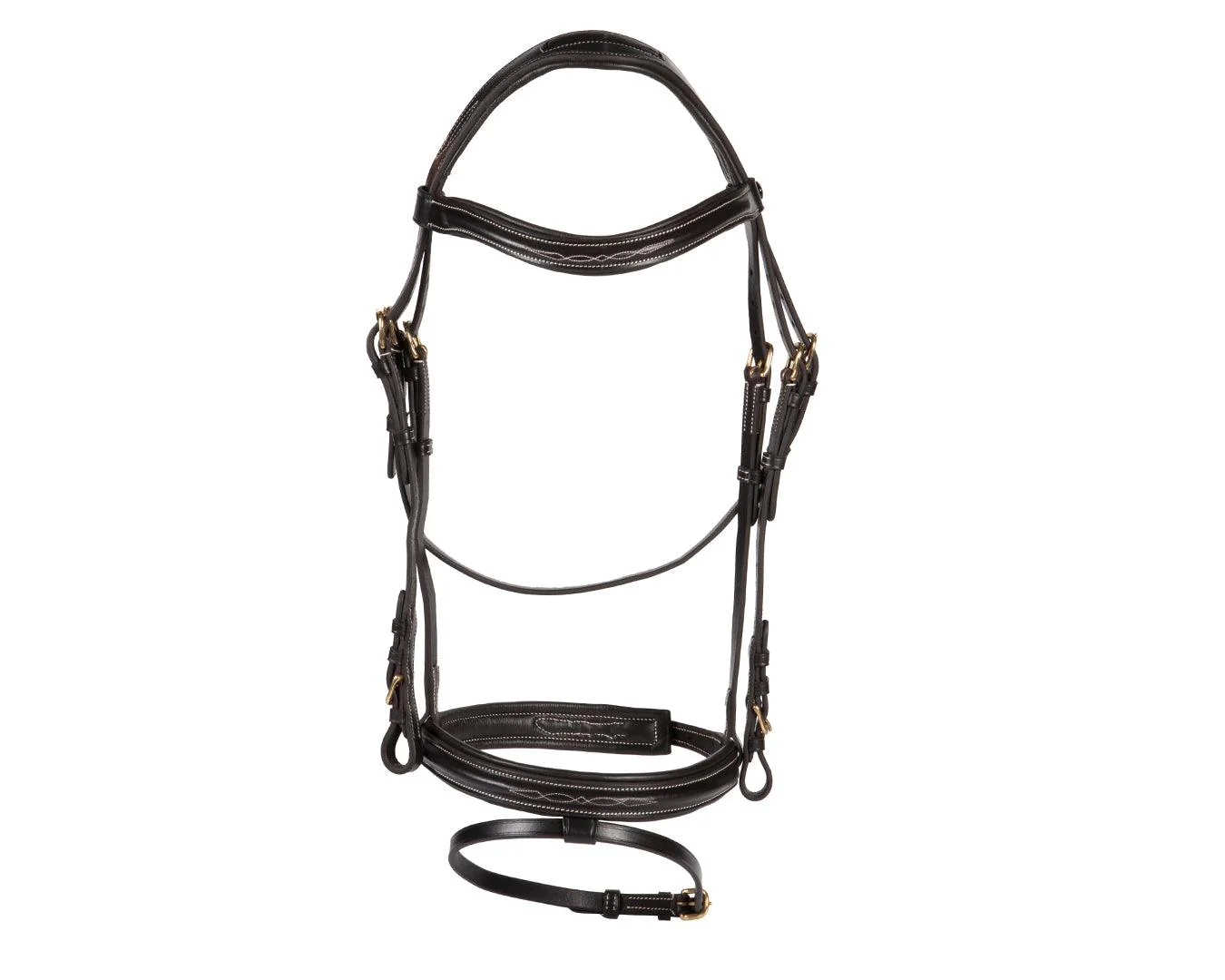 Sterling Stitched Show Bridle - Image 2