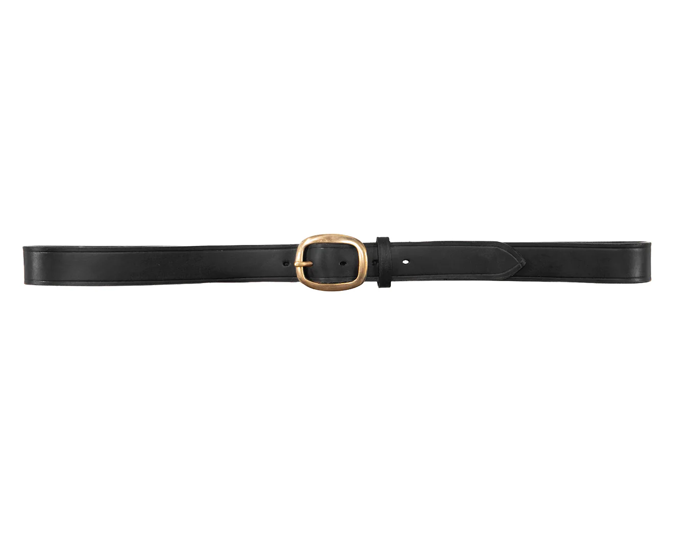 StockMaster Plain Leather Belt 1. 1/4" wide - Image 2