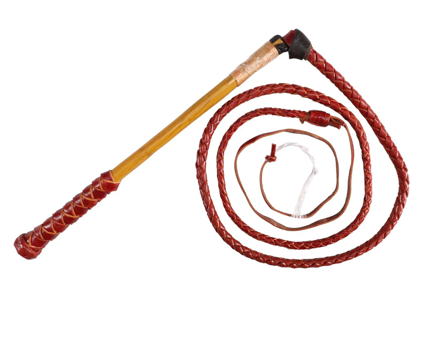 Stockmaster Redhide Stockwhip - 4 Plait