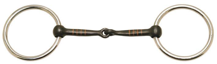 Sweet Mouth Loose Ring Snaffle Bit with Copper Inlaid Mouth