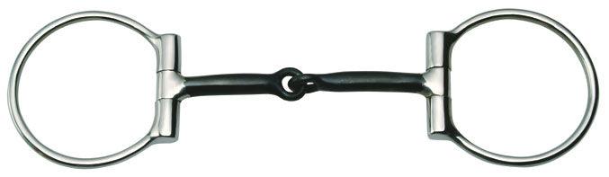 Sweet Mouth Offset Dee Snaffle Bit with Copper Dots