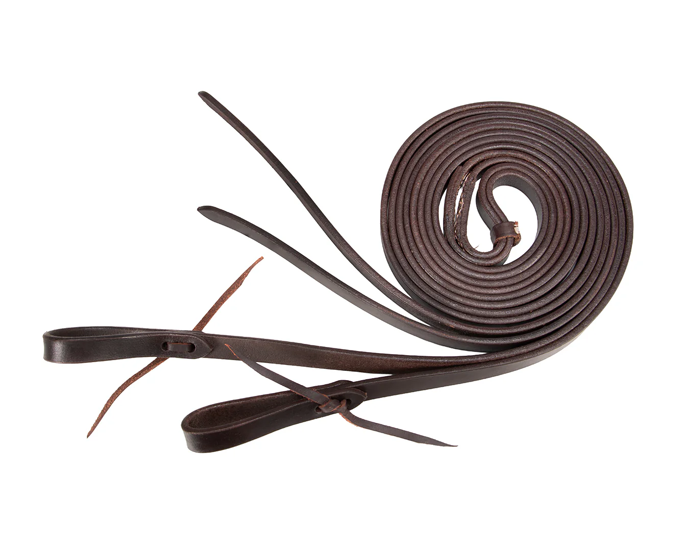 Texas-Tack Oiled Pull-Up Split Reins 8' Tan