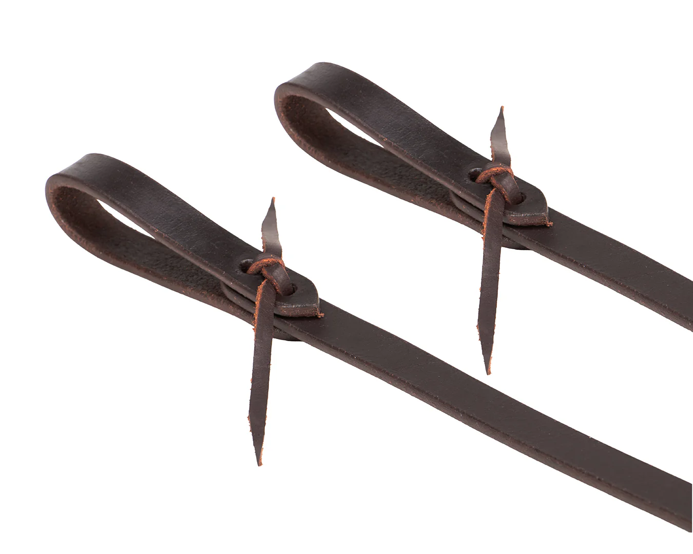 Texas-Tack Oiled Pull-Up Split Reins 8' Tan - Image 5