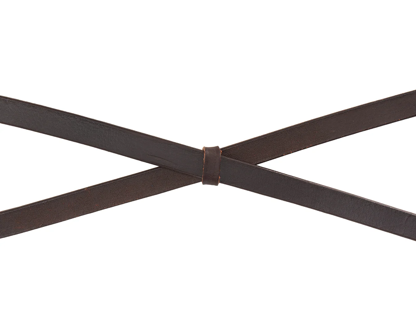 Texas-Tack Oiled Pull-Up Split Reins 8' Tan - Image 6
