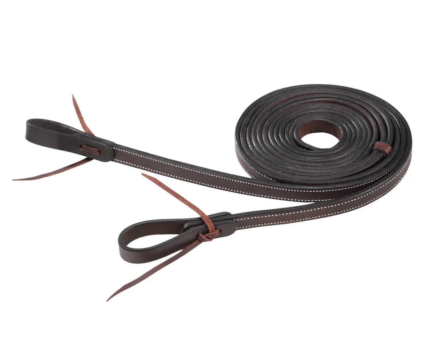 Texas-Tack 8' Split Reins w/Tie Ends - 3/4"