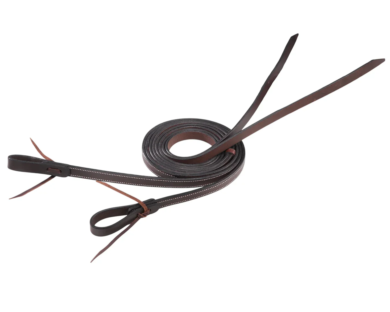 Texas-Tack 8' Split Reins w/Tie Ends - 3/4" - Image 2