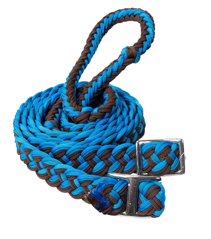 Texas-Tack Braided Poly Barrel Rein 1/2" x 8' - Image 5