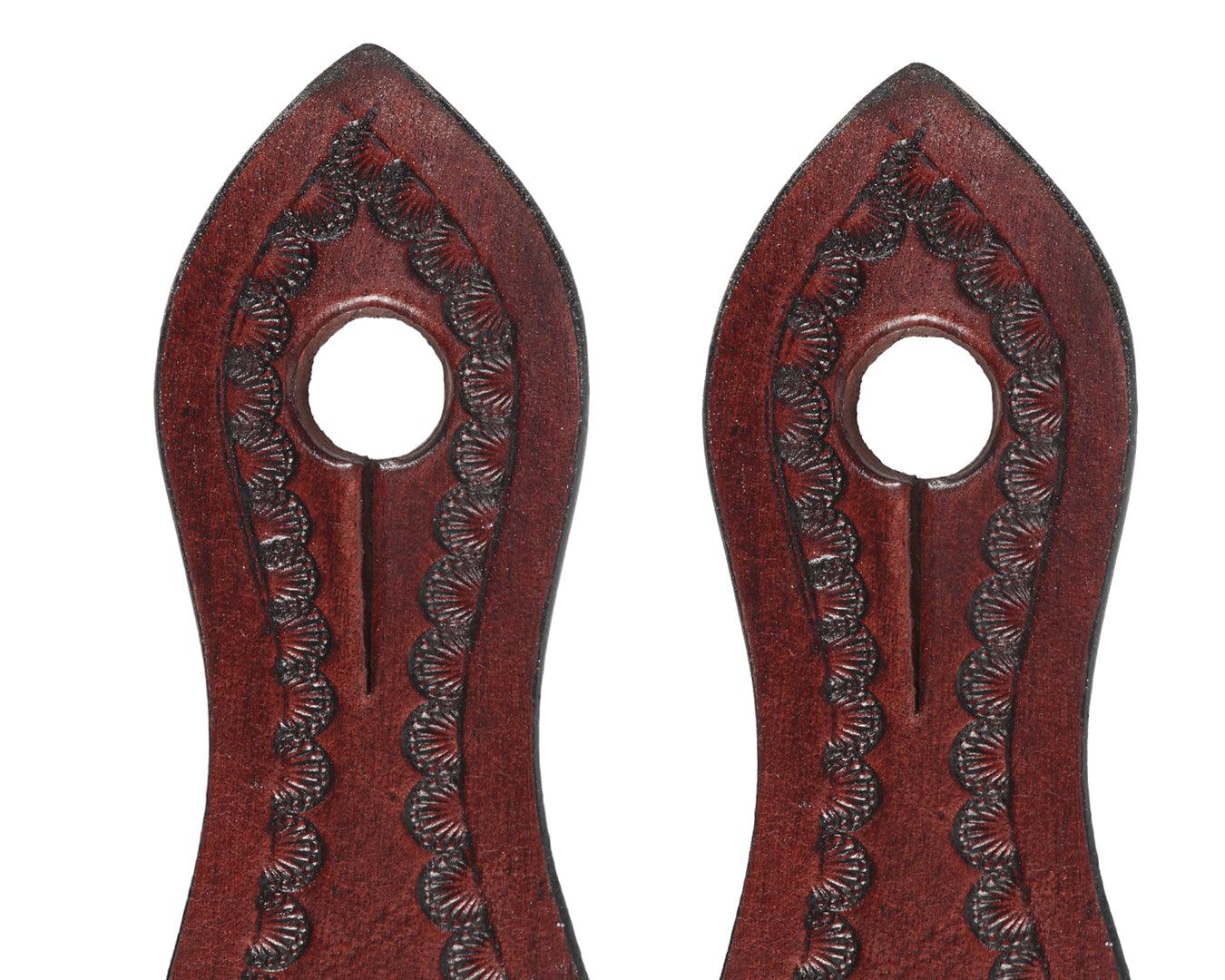 Texas-Tack Hand Tooled Slobber Straps - Image 2