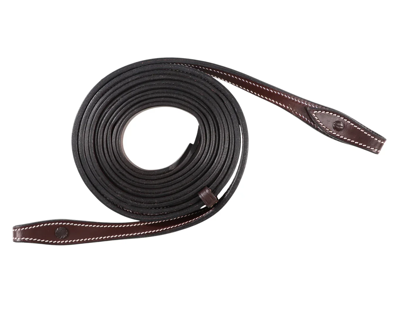 Texas-Tack Split Reins w/Plain Concho Ends - Image 2