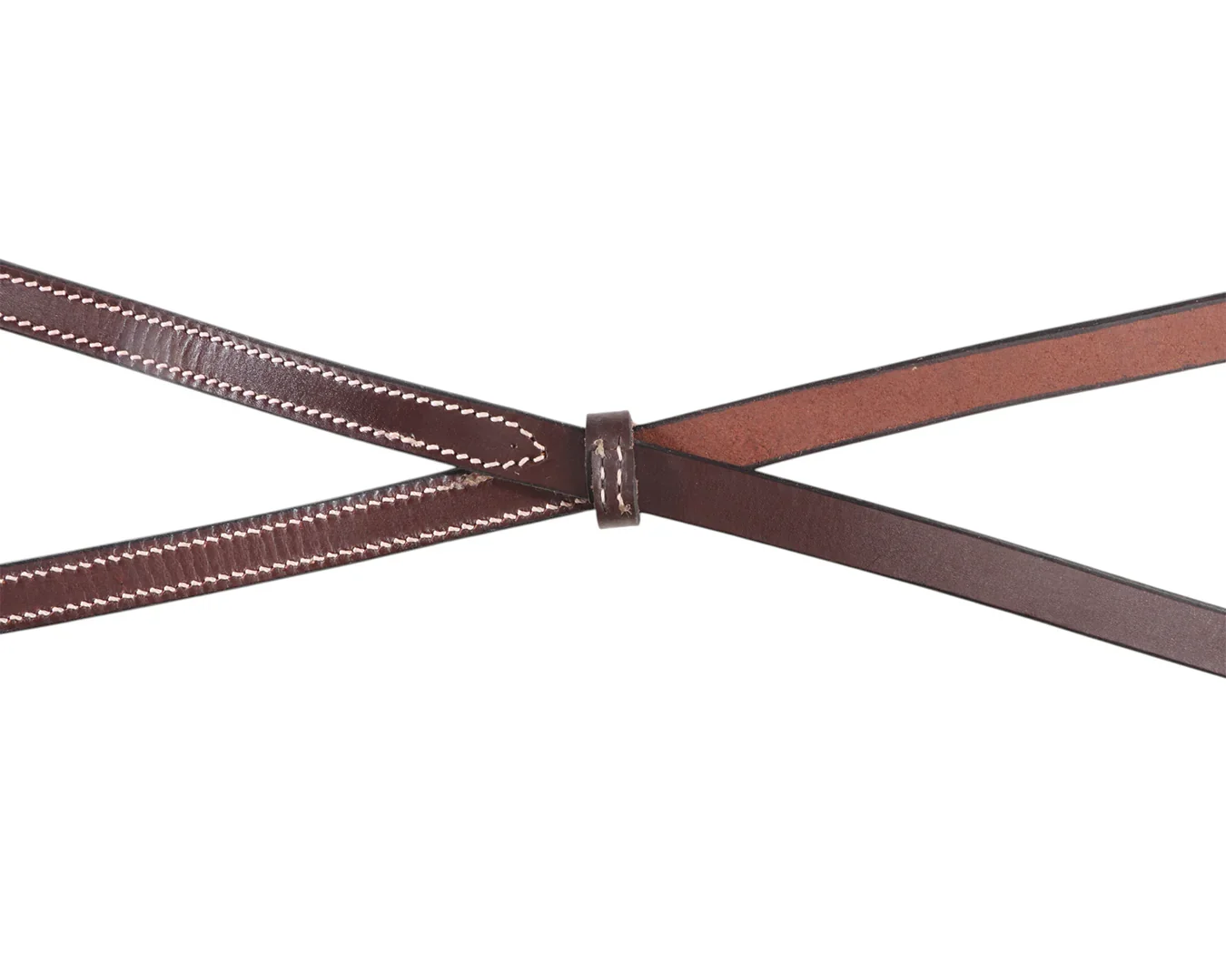 Texas-Tack Split Reins w/Plain Concho Ends - Image 4