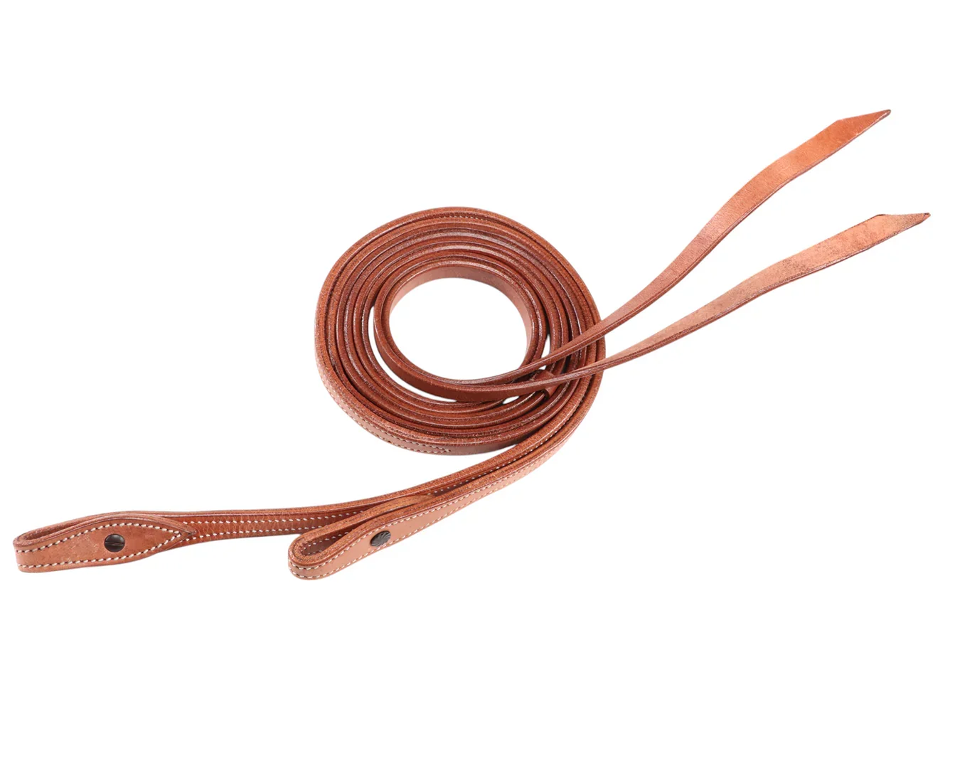 Texas-Tack Split Reins w/Plain Concho Ends - Image 6