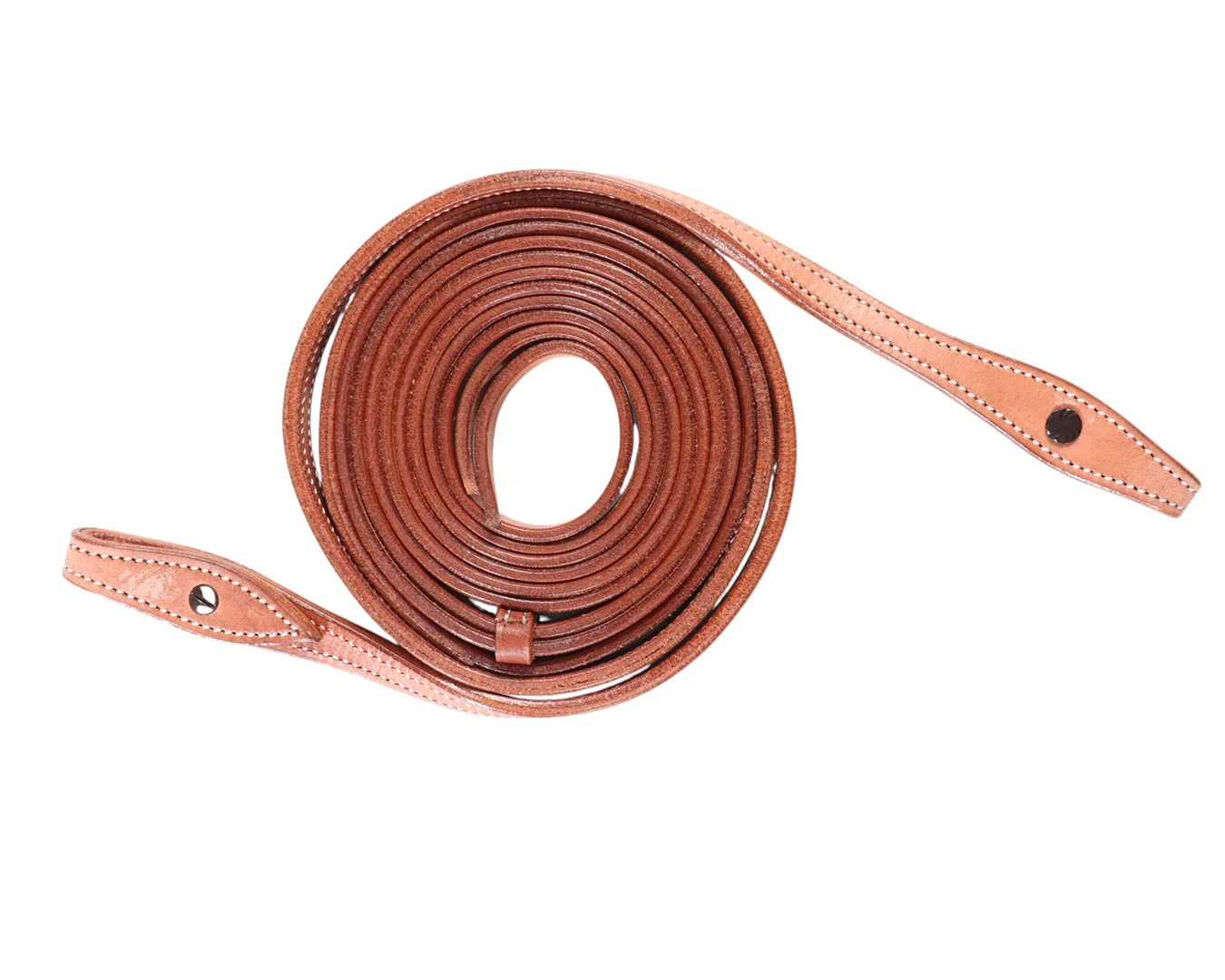 Texas-Tack Split Reins w/Plain Concho Ends - Image 7