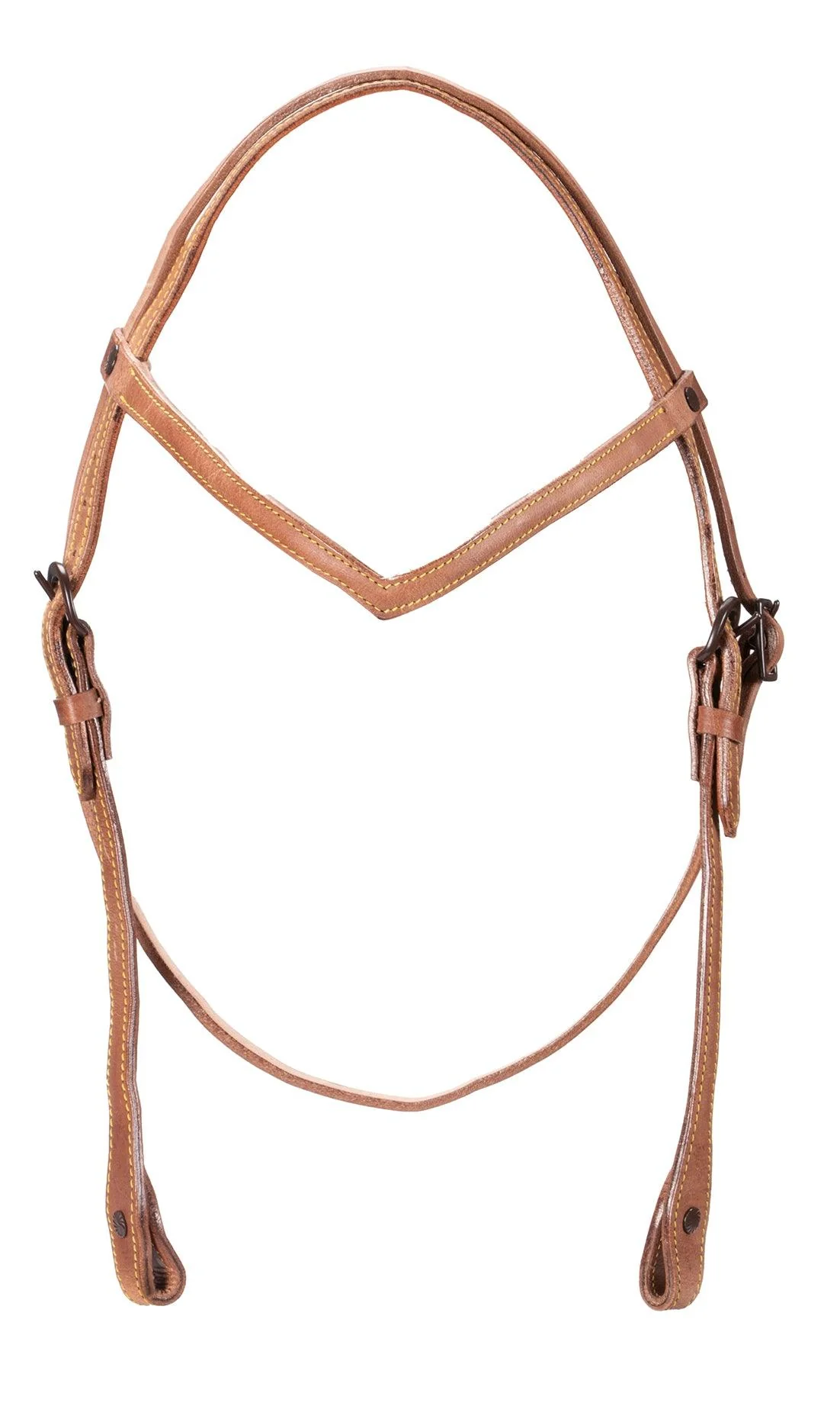 Texas-Tack Vee Brow Headstall