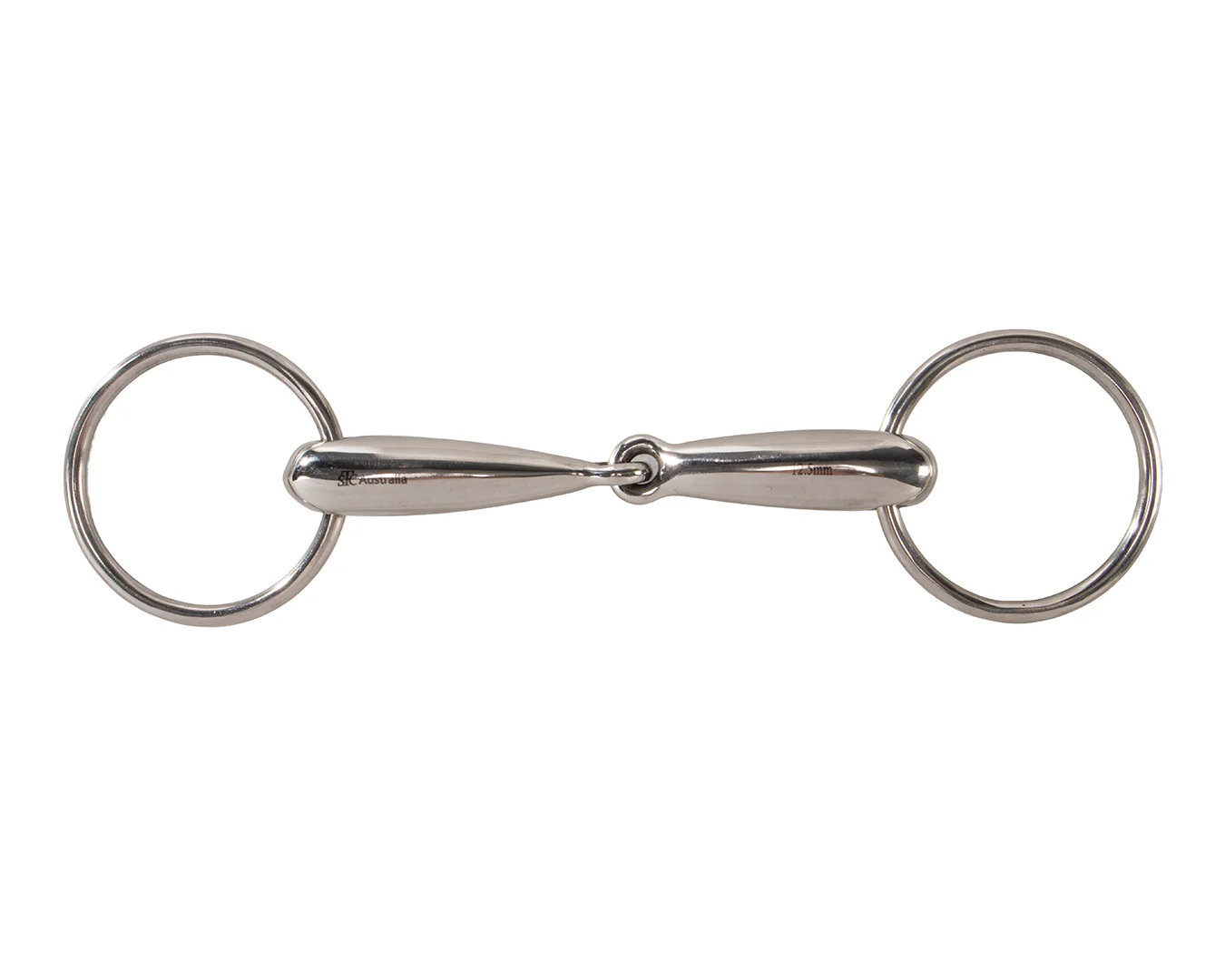 STC Thick Hollow Loose Ring Snaffle Bit with 65mm Rings