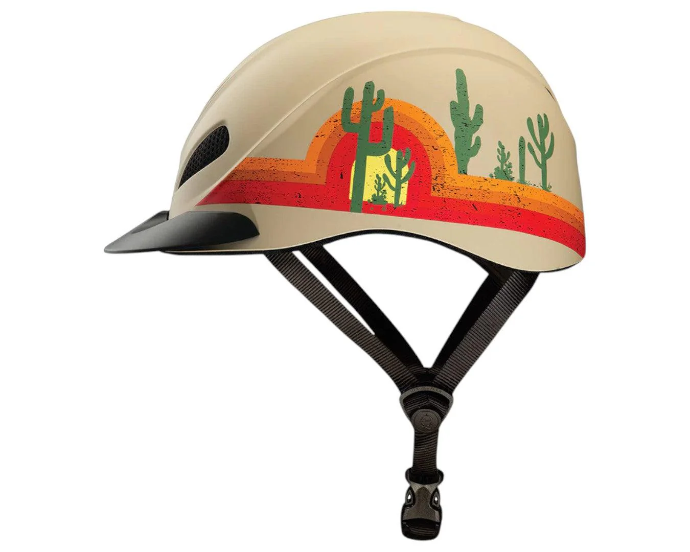 Troxel Rebel Riding Helmet - Southwest Sunrise - Image 2