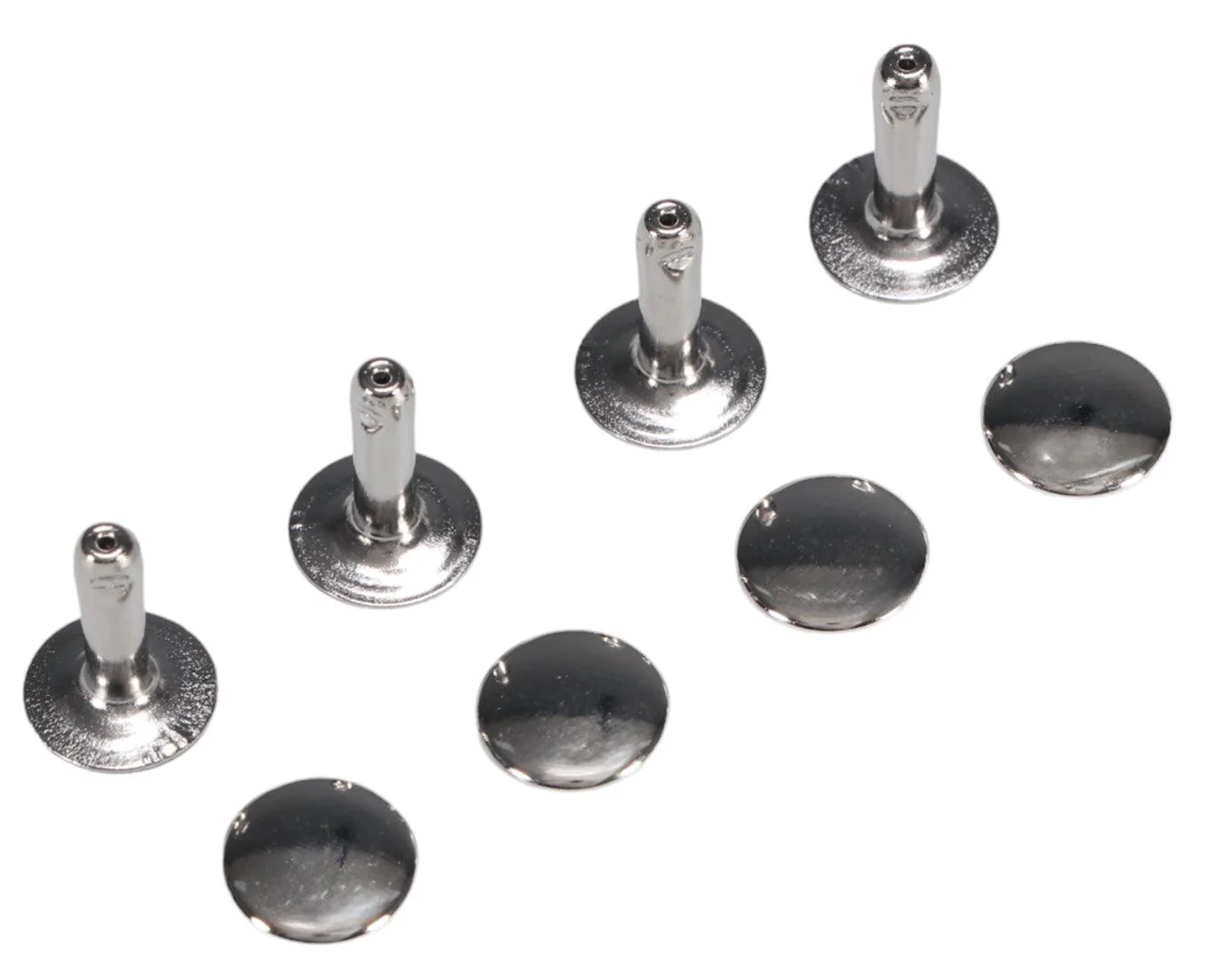 Two Piece Rivet Sets Nickel Plated - Image 2