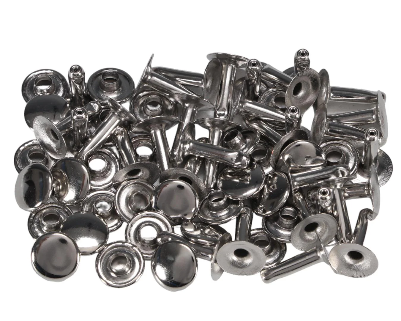 Two Piece Rivet Sets Nickel Plated - Image 3