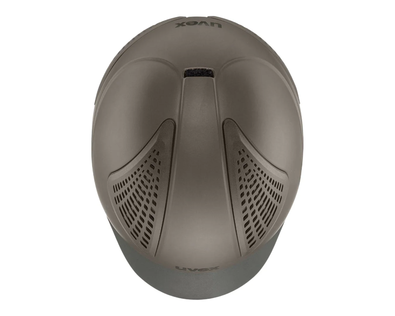Uvex Exxential III Matt Riding Helmet - Mocca - Image 2