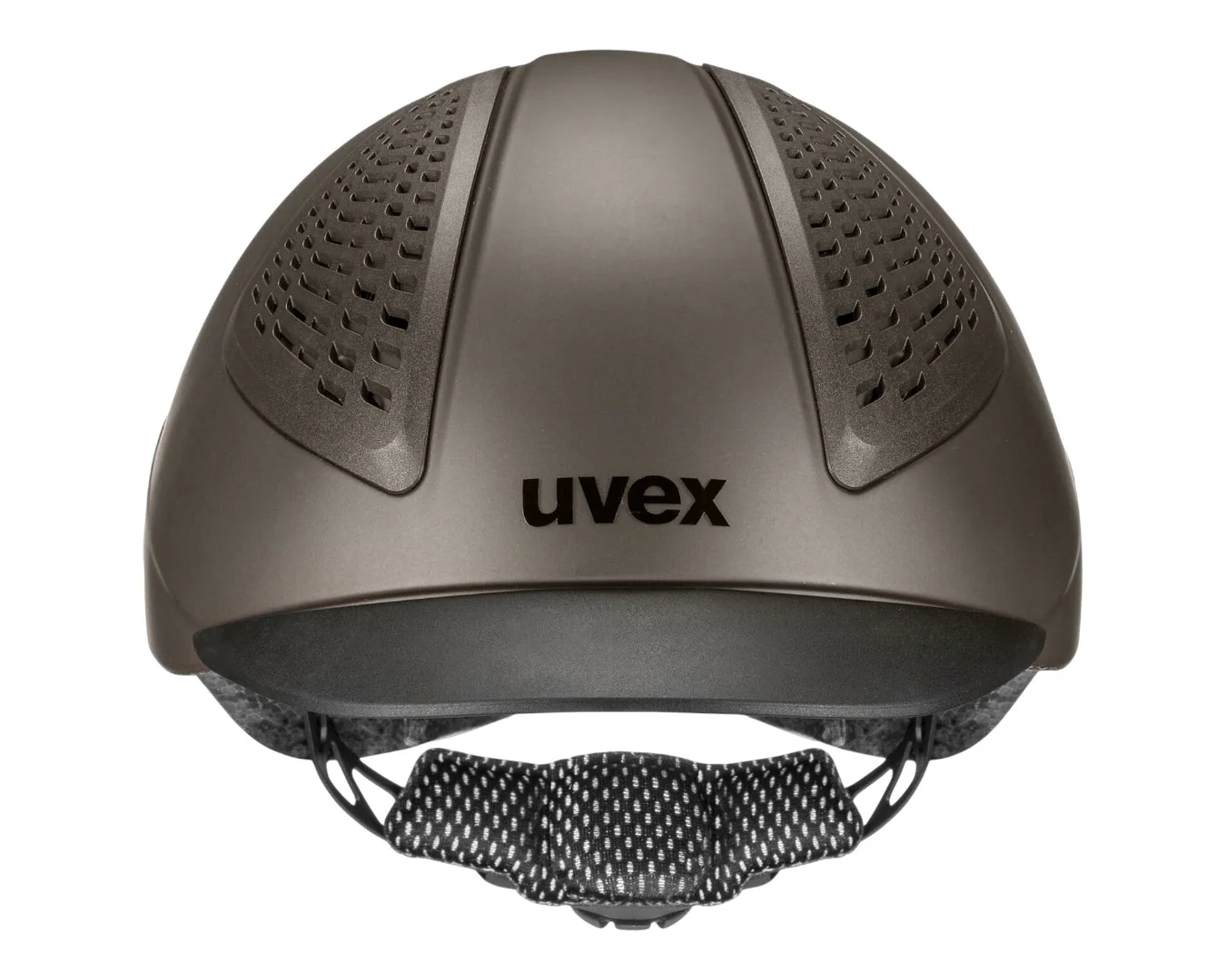 Uvex Exxential III Matt Riding Helmet - Mocca - Image 3