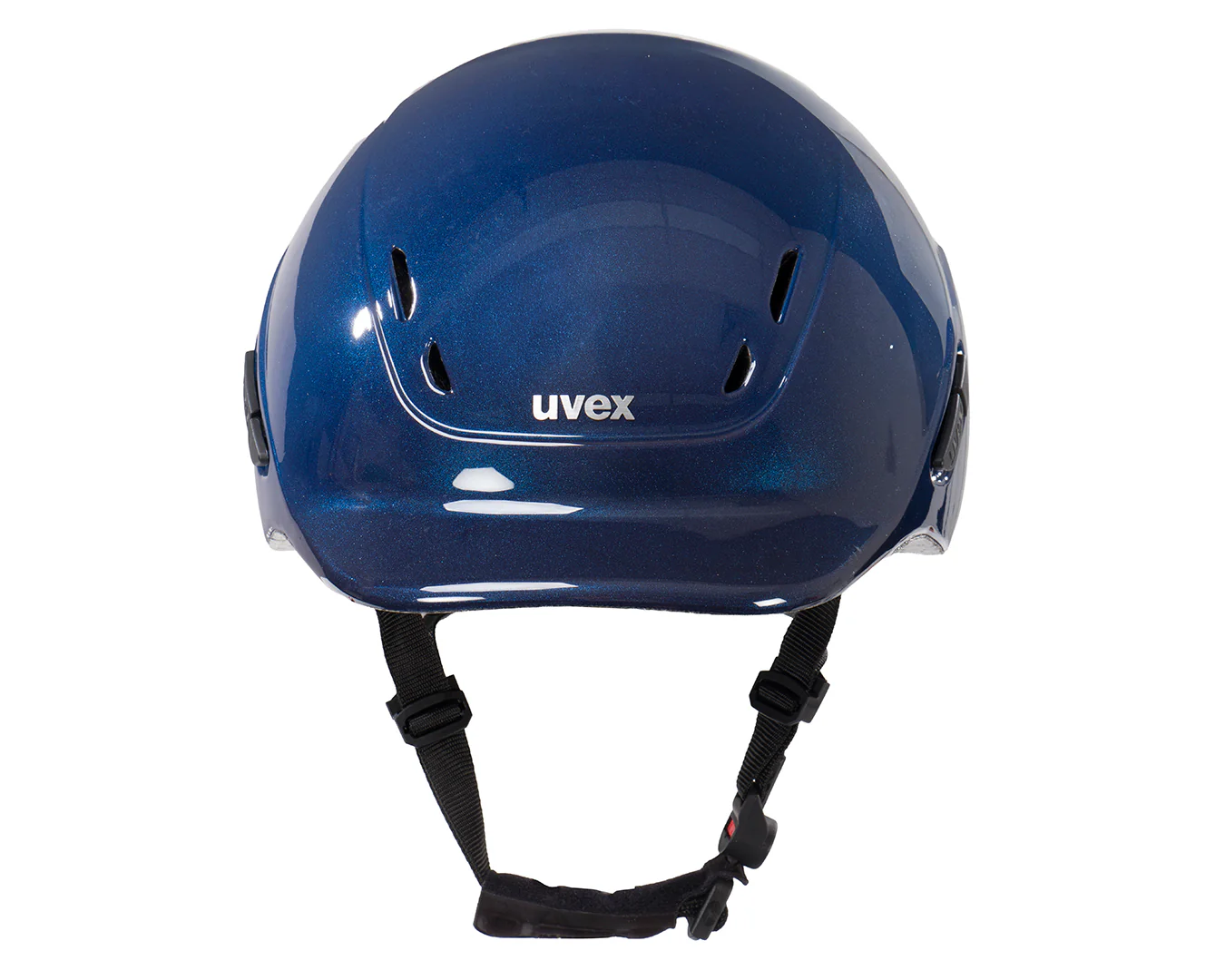 Uvex Kidoxx Riding Helmet - Flower Shiny Navy - Image 4