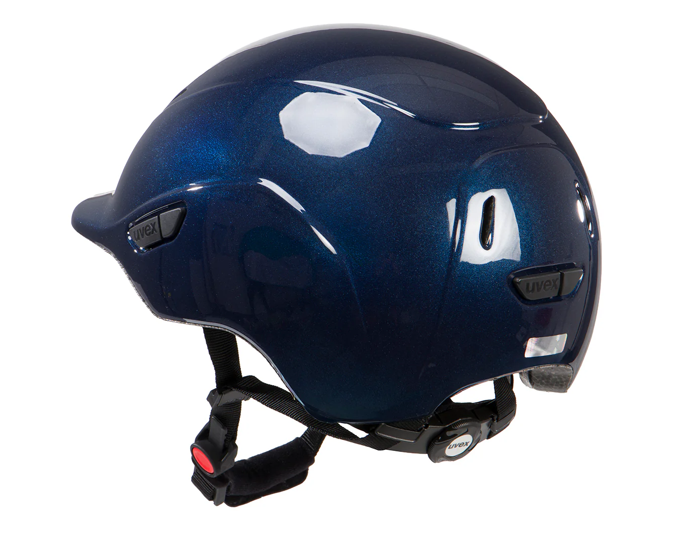 Uvex Kidoxx Riding Helmet - Shiny Navy - Image 3