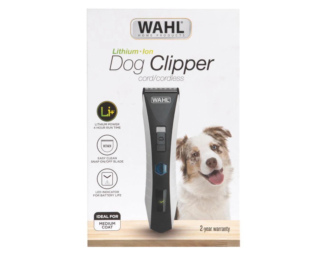 Wahl Lithium-Ion Dog Clipper Cord/Cordless