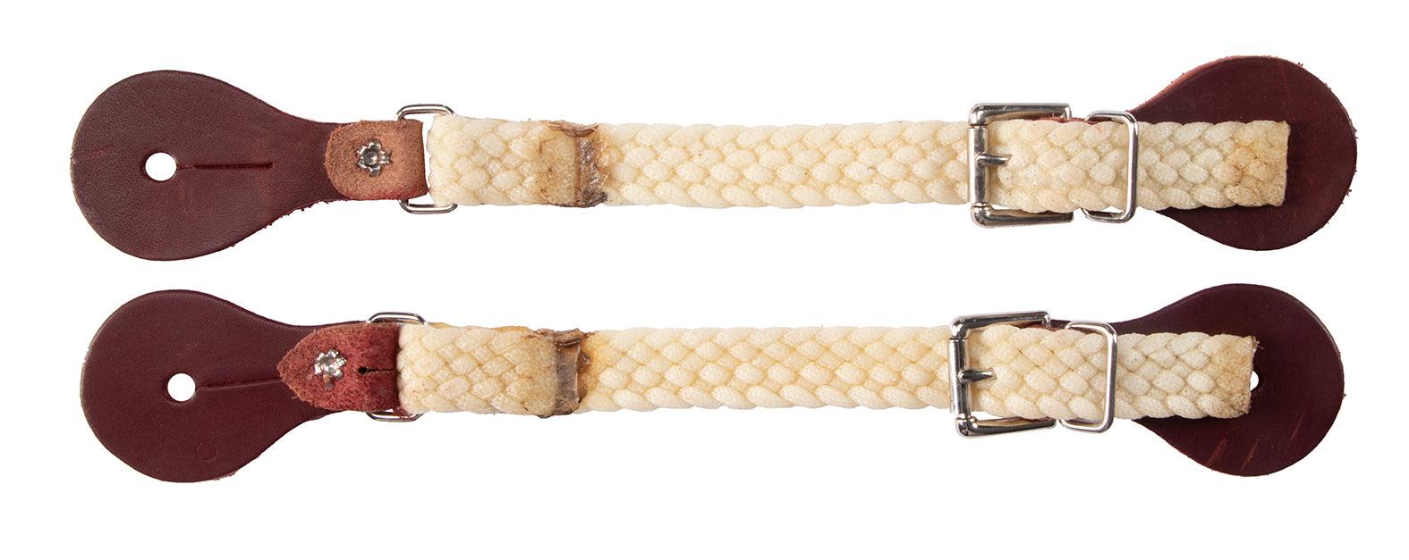 Waxed Nylon Western Spur Straps - Image 2