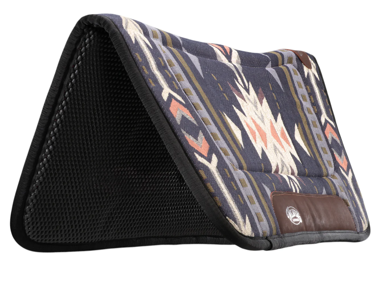 Weaver All Purpose Contoured GettaGrip Saddle Pad - Navy Aztec
