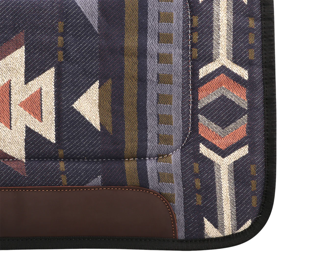 Weaver All Purpose Contoured GettaGrip Saddle Pad - Navy Aztec - Image 3