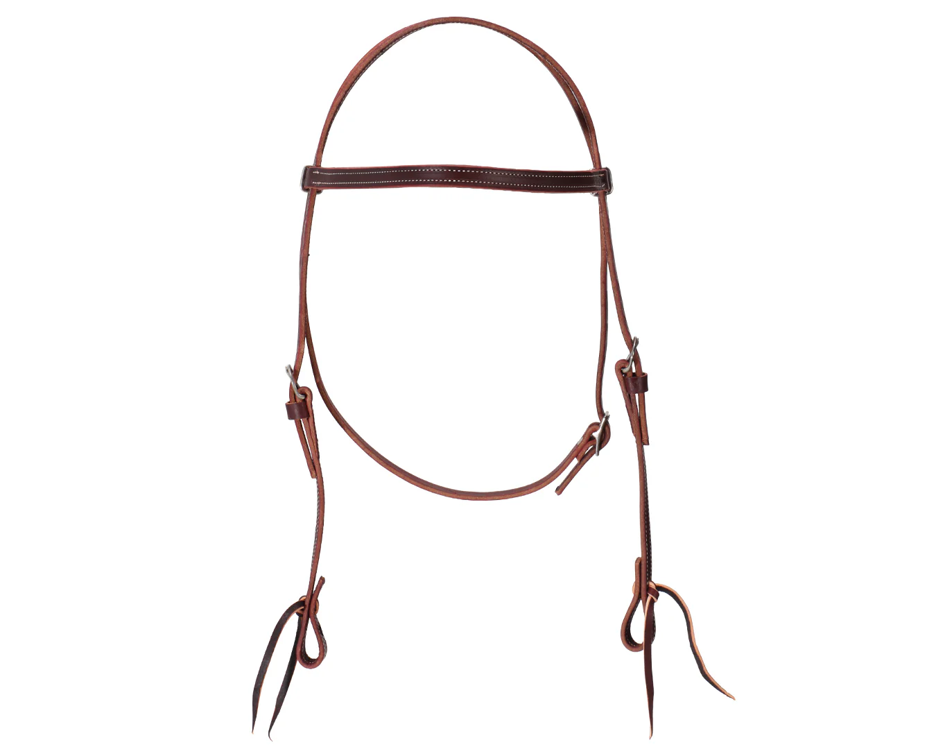 Weaver Latigo Headstall - Burgundy - Image 3