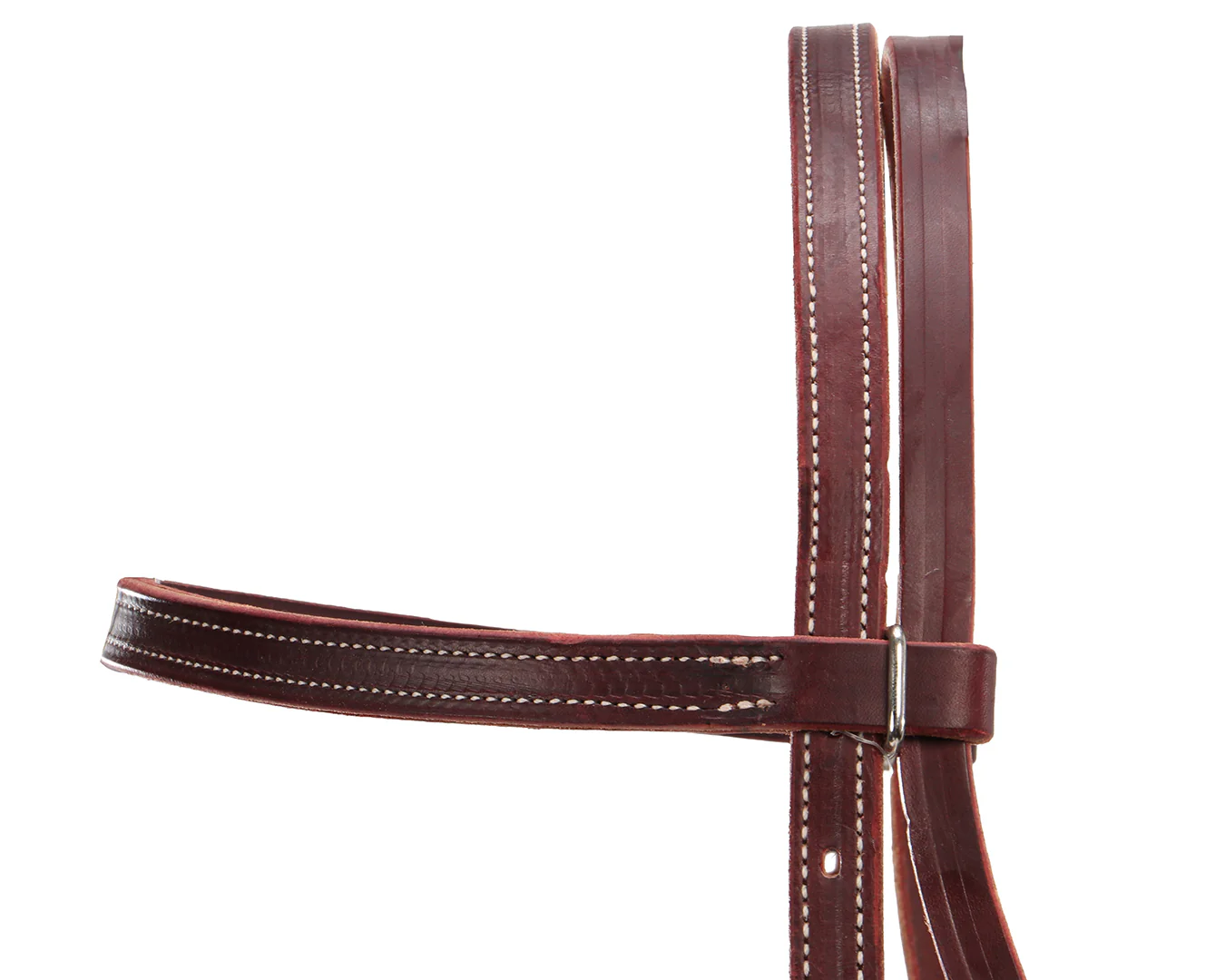 Weaver Latigo Headstall - Burgundy - Image 4