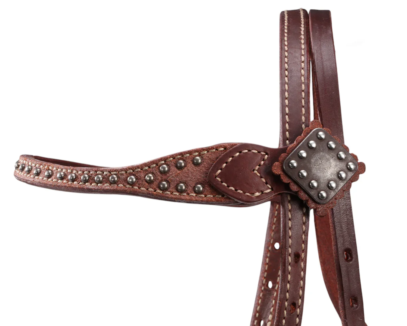 Weaver Rough Out Oiled Browband Headstall - Image 4