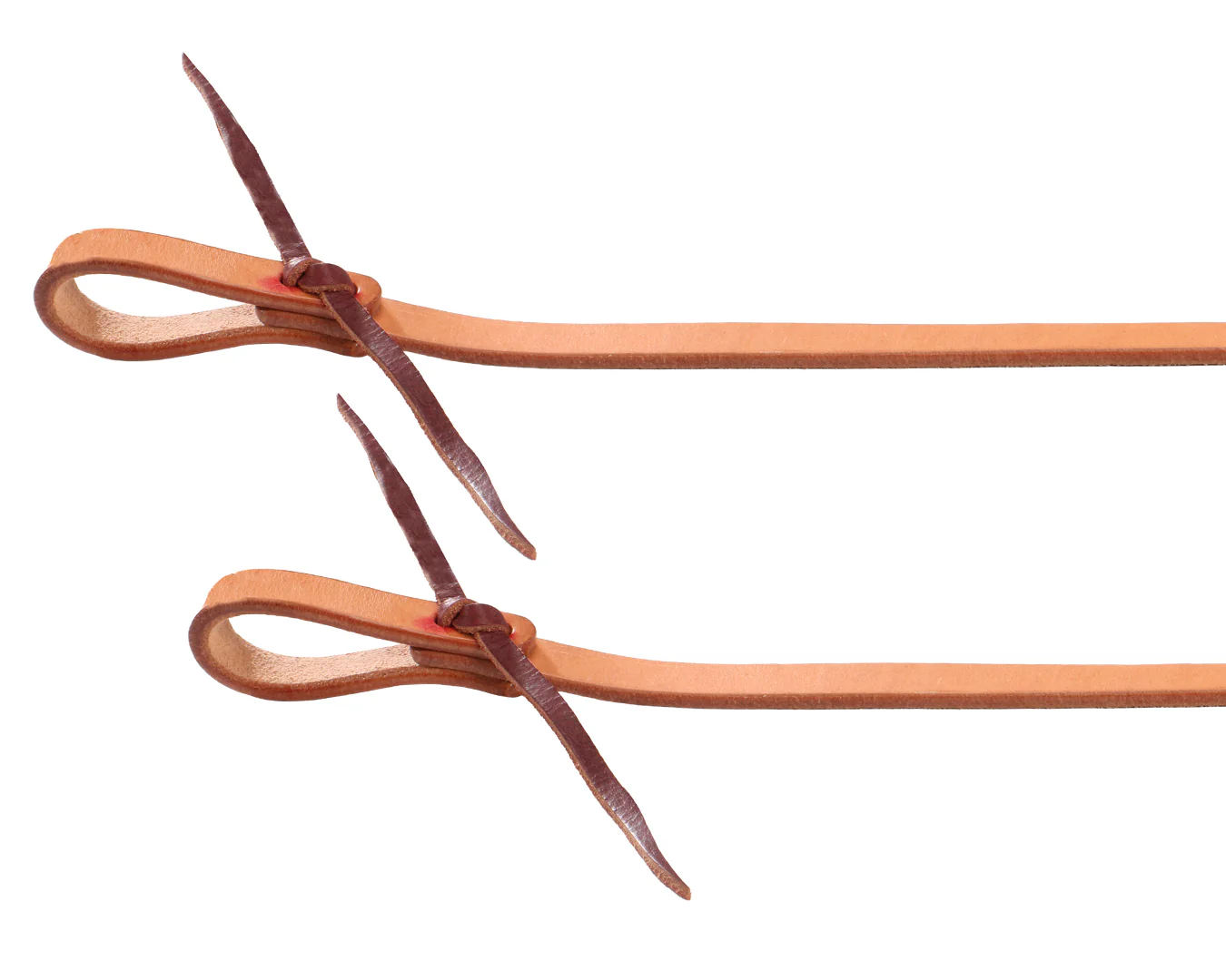Weaver Turquoise Cross Skirting Leather Split Reins 5/8 x 7' - Image 2