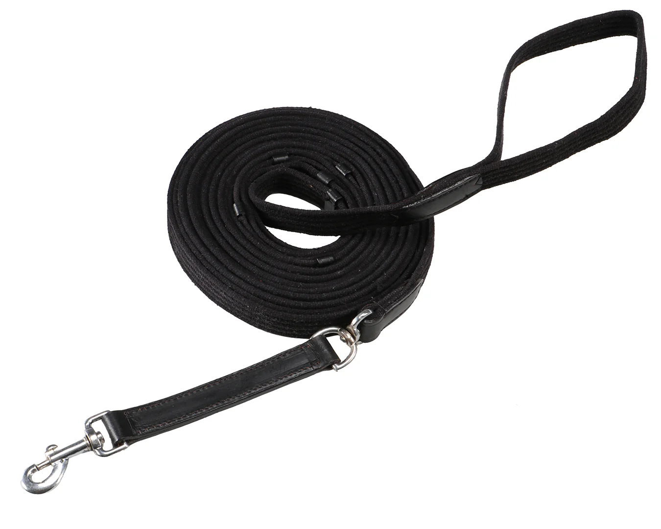 Web Lunge Rein w/Leather Billets