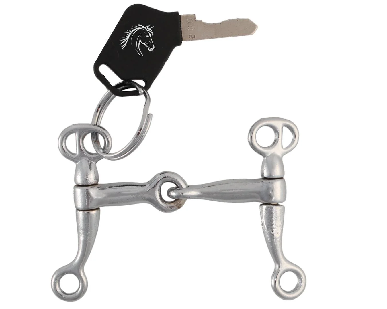 Western Snaffle Bit Key Ring - Image 2